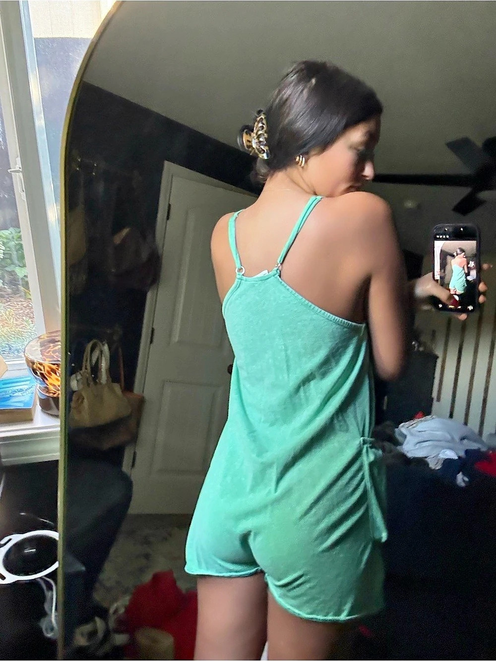 Movement Hot Shot Romper Green - Picture 4 of 9